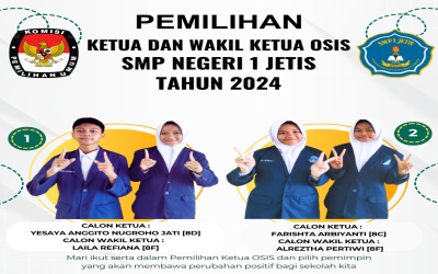 SUARA DEMOKRASI dengan PEMILIHAN OSIS TAHUN 2024